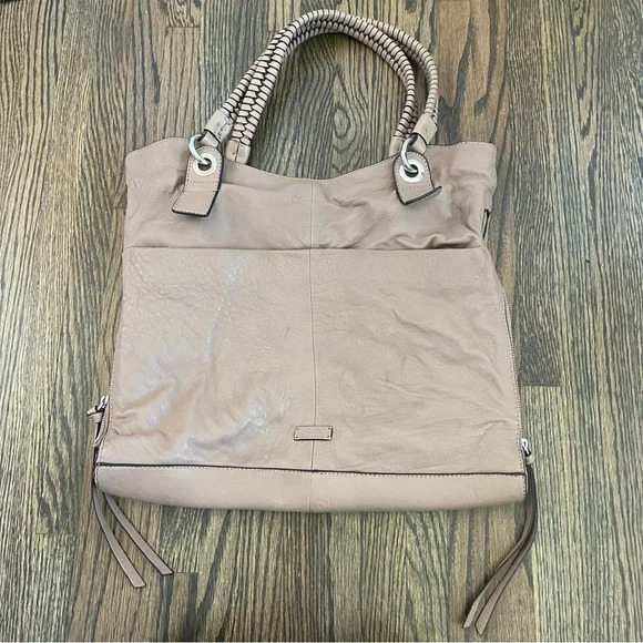 Vince Camuto Myri Convertible Leather Tote Bag in Cashmere color - Picture 1 of 12